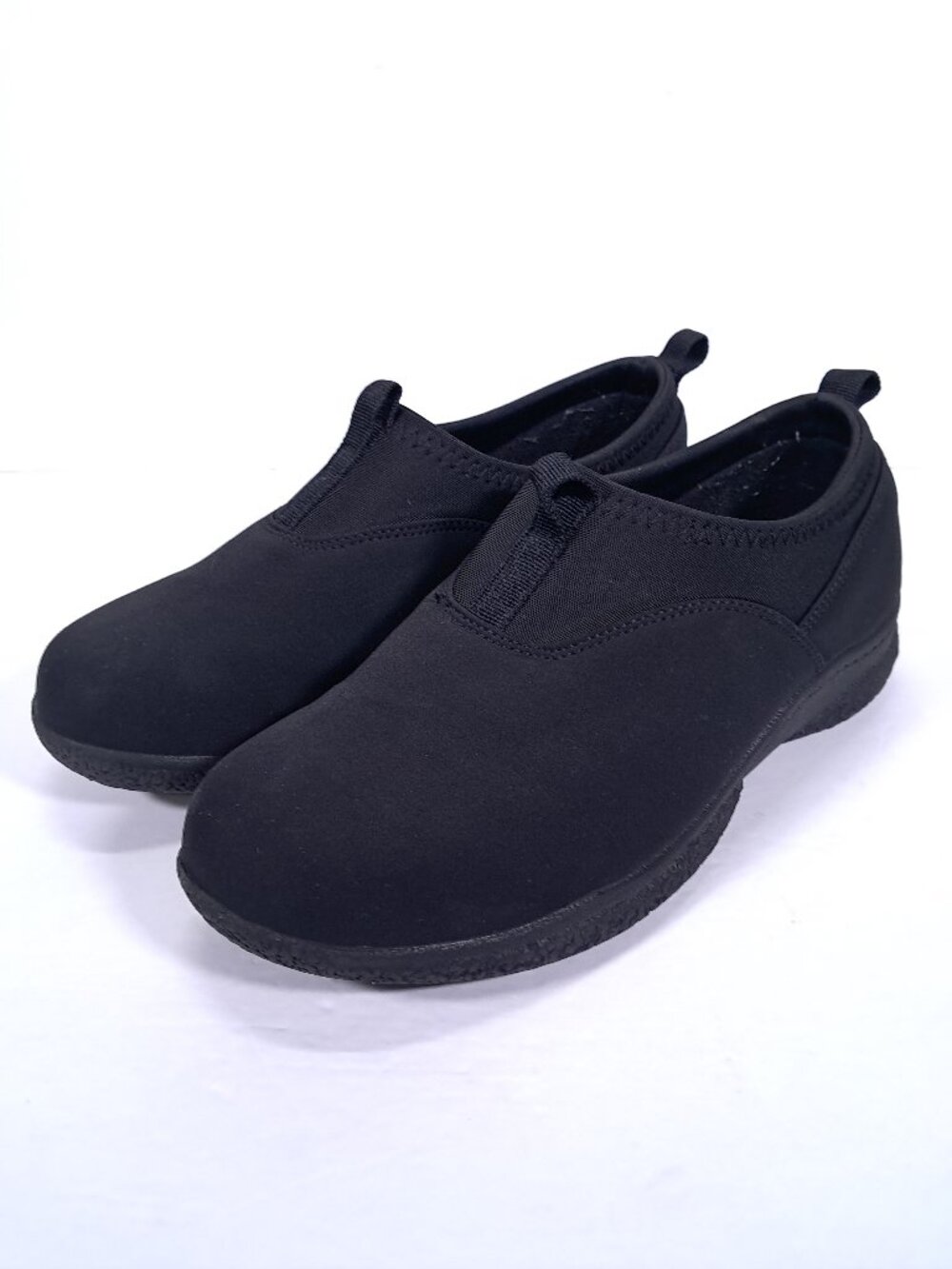 Propet Madi Slip On Shoes Women 9.5 M(B) Black Casual Sneakers WBX024N